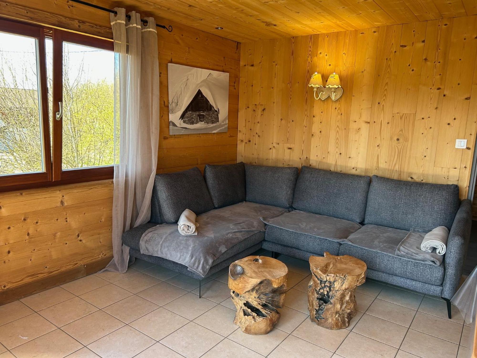 Chalet Les Bouleaux, La Montagne Des Lamas La Bresse Bagian luar foto