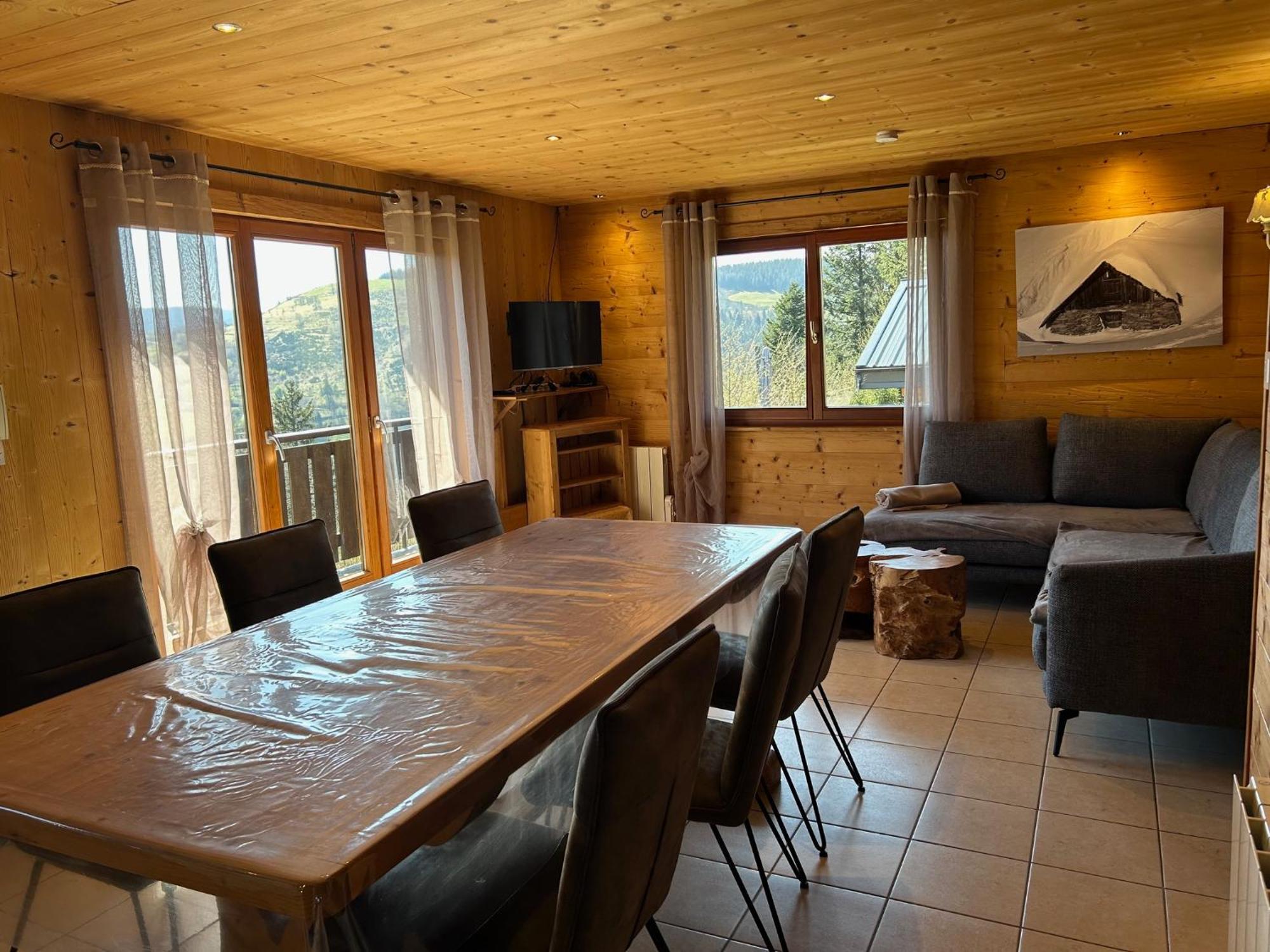 Chalet Les Bouleaux, La Montagne Des Lamas La Bresse Bagian luar foto