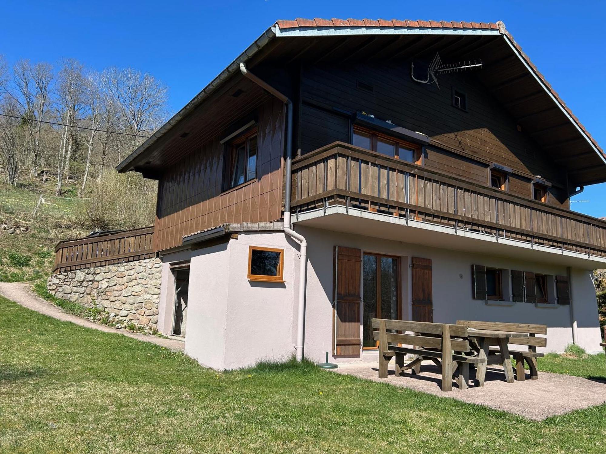 Chalet Les Bouleaux, La Montagne Des Lamas La Bresse Bagian luar foto